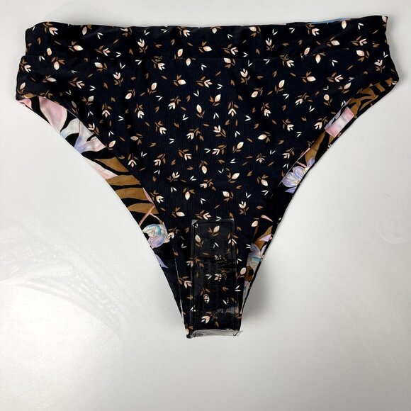 Billabong Wave Maui Rider‎ Bikini Bottoms Black S - Picture 4 of 6